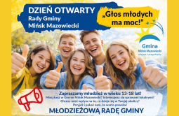 Dzień Otwarty Rady Gminy Mińsk Mazowiecki dla młodzieży w wieku 13-18 lat! - 14.03.2026 r.